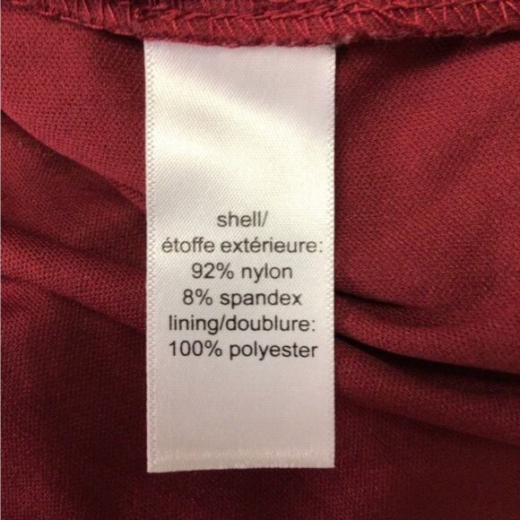 Maurice’s Womens Long Sleeve V Neck Lace Holiday Blouse, Red, size XL - Picture 7 of 9